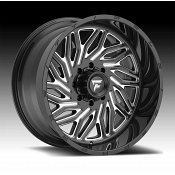 Fittipaldi Offroad FTC13 Gloss Black Milled Custom Truck Wheels